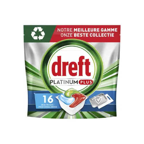 Dreft Platinum Plus All In One Vaatwastabletten Deep Clean
