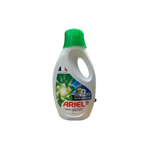 Ariel Vloeibaar Wasmiddel +Actieve Odor Defense + vleugje Ambi Pur