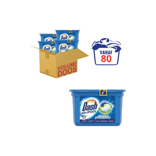 Dash All in 1 Wasmiddel Pods Witter dan Wit