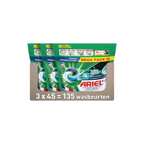 Ariel 4in1 Wasmiddel Pods Touch Of Lenor Unstoppables Combipack