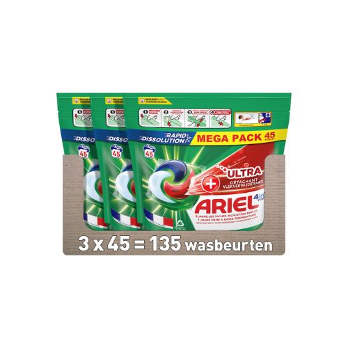 Ariel 4in1 Wasmiddel Pods Ultra Vlekverwijderaar Voorkant