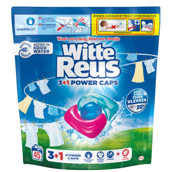 Witte reus 3+1 Powercaps
